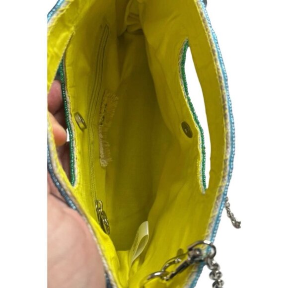 America & Beyond rainbow chevron beaded convertible bag - Picture 11 of 14